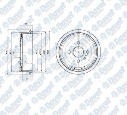 DELPHI BF102 Kampana Arka Vectra Astra